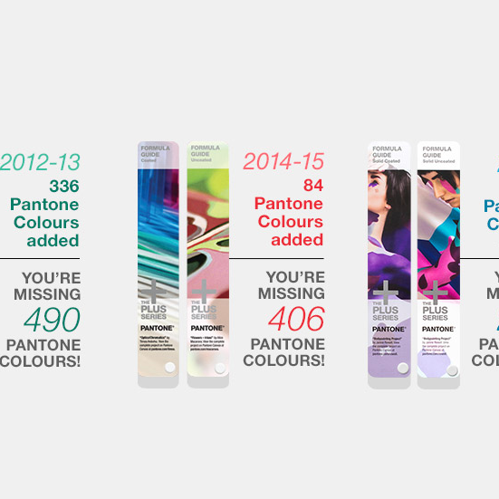 How many Pantone colours are you missing?