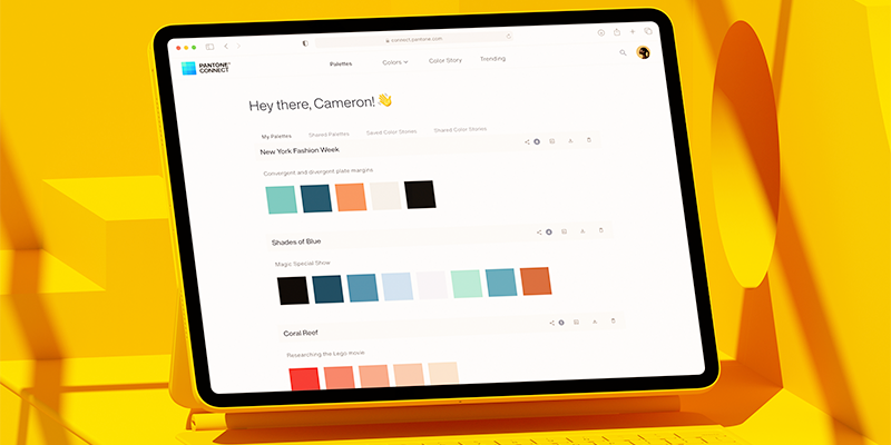 PANTONE Connect – The platform for matching, creating, and designing with PANTONE Color palettes