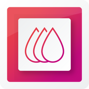 Fiery XF 9 Product Profiler logo of three ink drops on a pink background