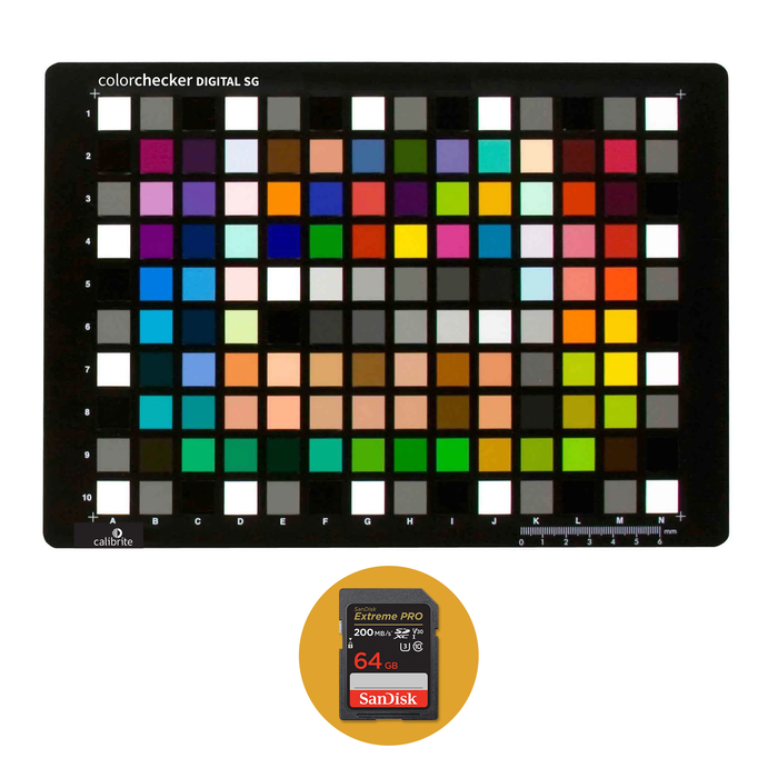 Calibrite ColorChecker Digital SG with a FREE SanDisk 64GB Memory Card