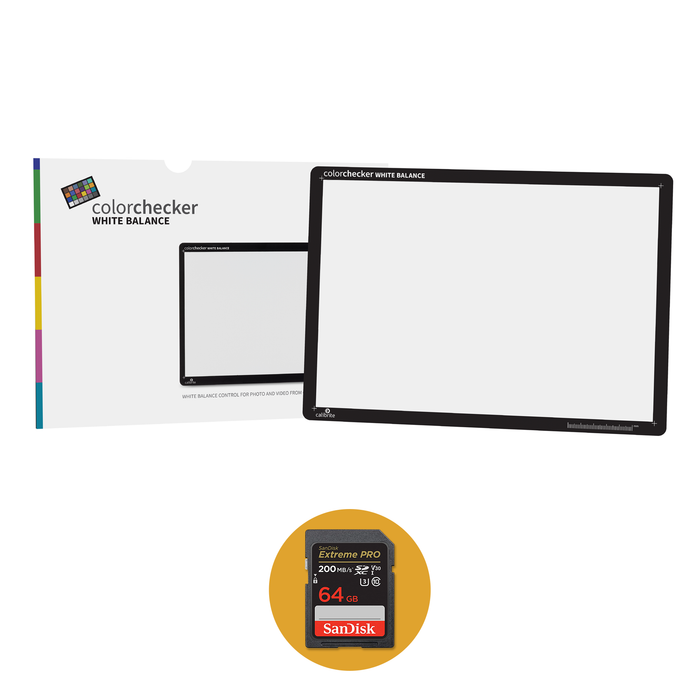 Calibrite ColorChecker White Balance with a FREE SanDisk 64GB Memory Card