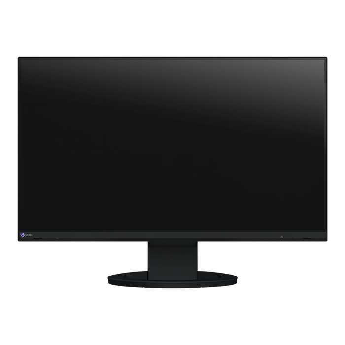 An image of the EIZO FlexScan EV2490 24 Inch Full HD Monitor in black from the front.