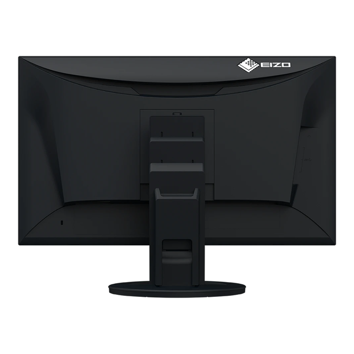An image of the EIZO FlexScan EV2490 24 Inch Full HD Monitor in black from the back.