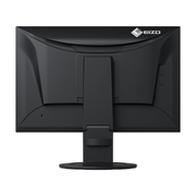 The EIZO FlexScan EV2360 23 Inch Full HD Monitor in black shown from the side with two USB ports on an adjustable base.