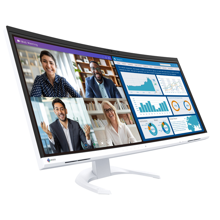 EIZO FlexScan EV3450XC 34 Inch Monitor - White