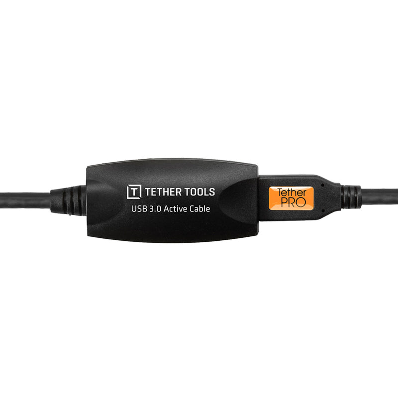 Tether Tools TetherPro USB 3.0 to USB Female Active Extension 16' (5m) Cable Orange