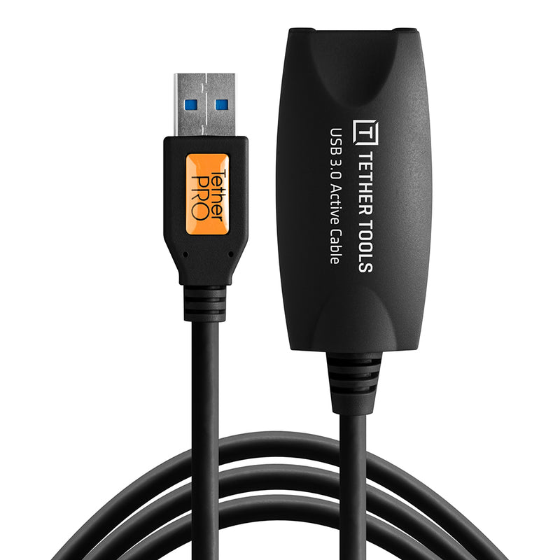 Tether Tools TetherPro USB 3.0 to USB Female Active Extension 16' (5m) Cable Orange