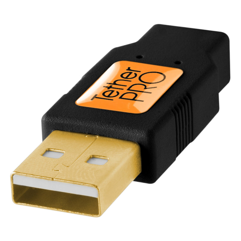 Tether Tools TetherPro USB 2.0 to Micro-B 5-Pin 15' (4.6m) Cable Orange