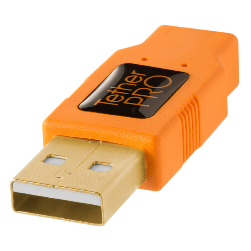 Tether Tools TetherPro USB 2.0 to Micro-B 5-Pin 15' (4.6m) Cable Orange
