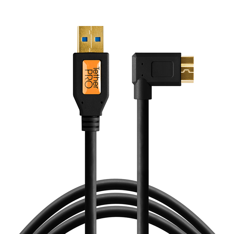 Tether Tools TetherPro USB 3.0 to Micro-B Right Angle Cable (Select Variant)