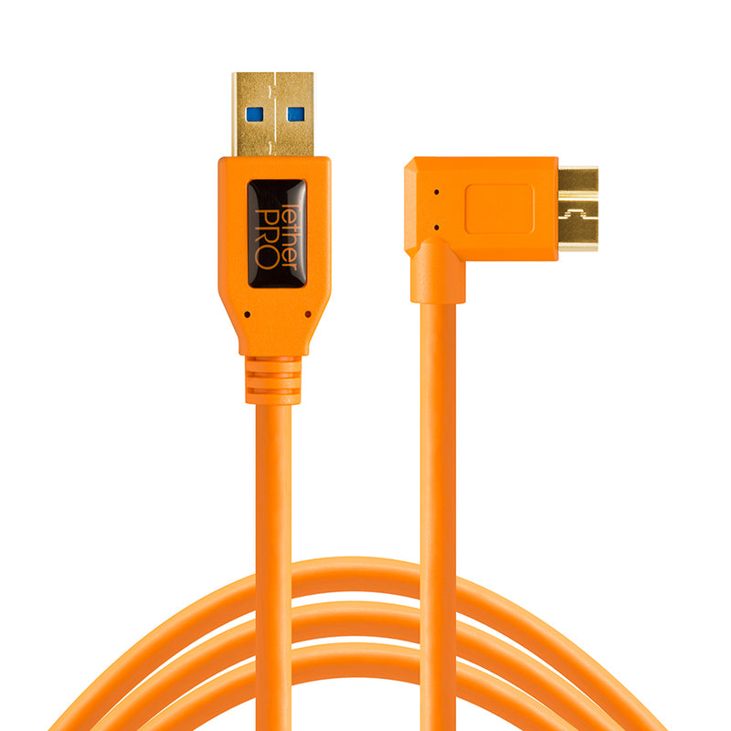 Tether Tools TetherPro USB 3.0 to Micro-B Right Angle Cable (Select Variant)