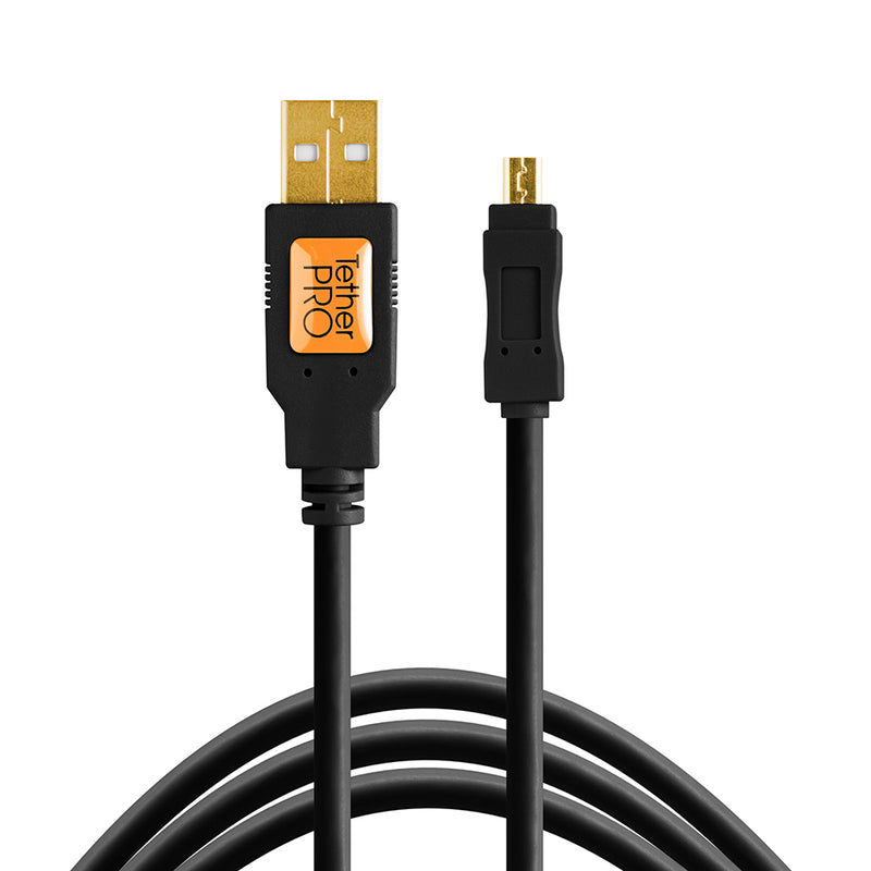 Tether Tools TetherPro USB 2.0 to Mini-B 8-Pin Cable (Select Variant)