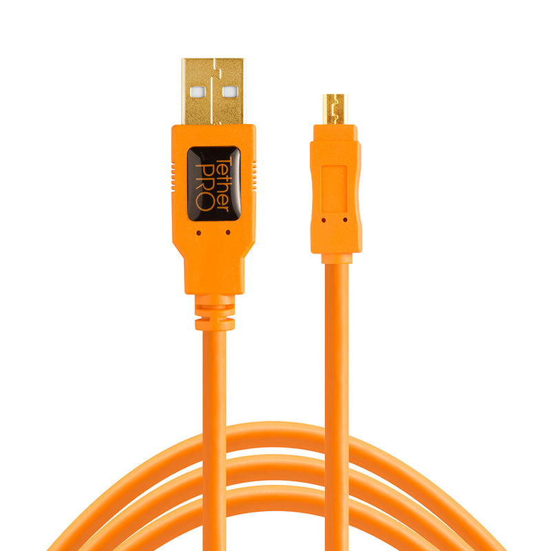 Tether Tools TetherPro USB 2.0 to Mini-B 8-Pin Cable (Select Variant)