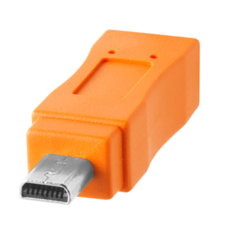 Tether Tools TetherPro USB-C to Mini-B 8-Pin 15' (4.6m) Cable Orange