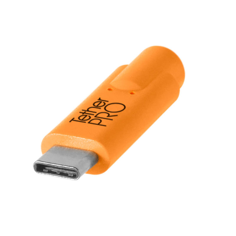Tether Tools TetherPro USB-C to USB Female Adapter 15' (4.6m) Cable Orange