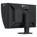 EIZO ColorEdge CG2700S 27-inch Monitor shown at a 45 degree angle from the back with monitor hood.