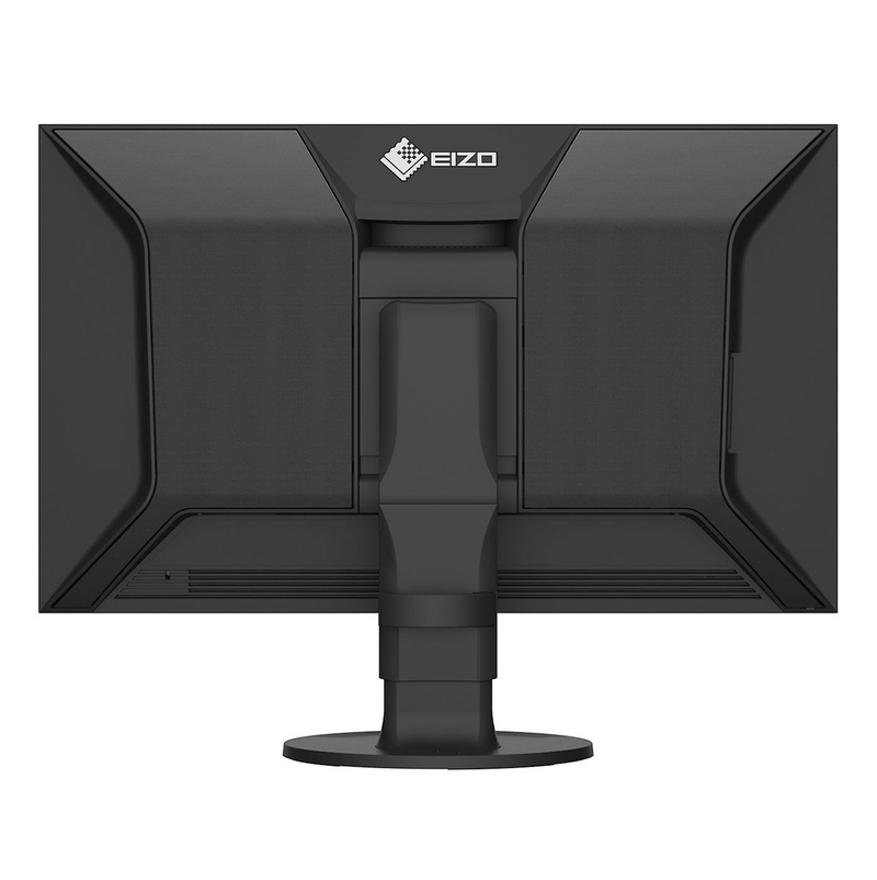 Eizo ColorEdge CG2700X 27 inch Monitor in black shown from the back.