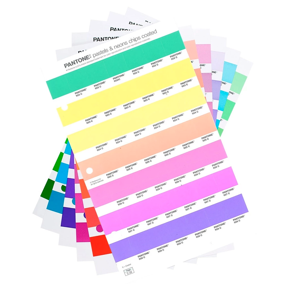 PANTONE Pastels & Neons Chips replacement pages Uncoated (1 pk