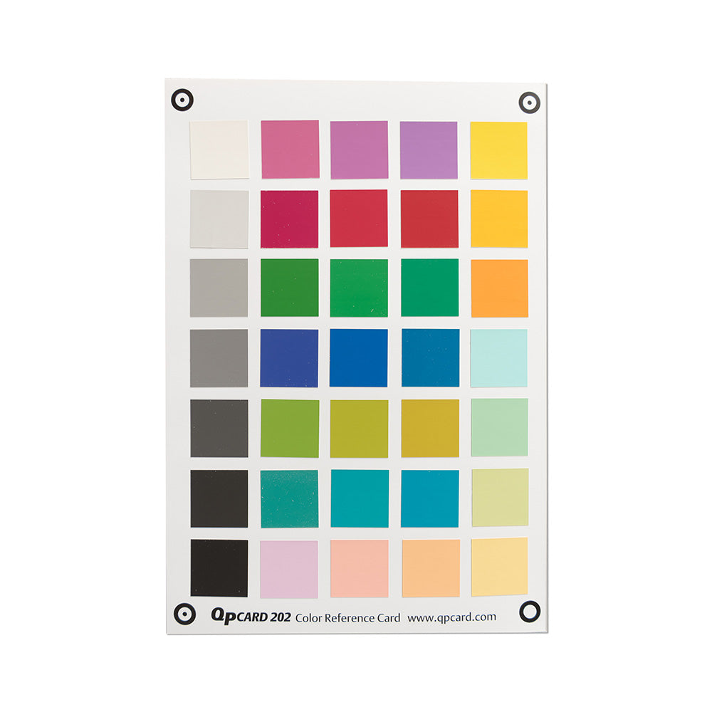 Qap Color Chart QPcard 202 and QPcalibration software — Color Confidence