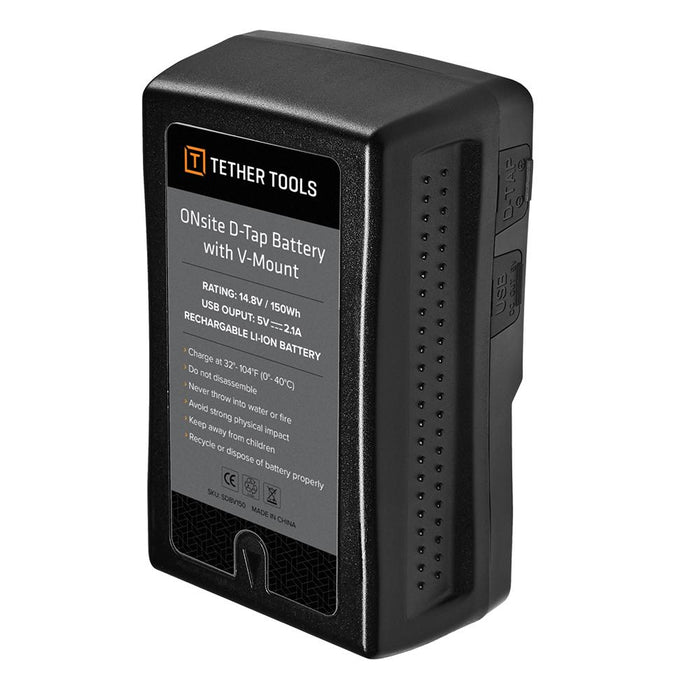 Tether Tools ONsite D-Tap Battery with V-Mount