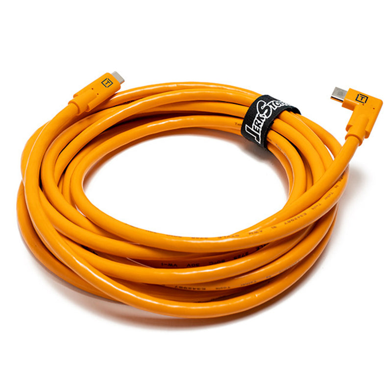 Tether Tools TetherPro USB-C to USB-C Right Angle 15' (4.6m) Cable (Select Variant)