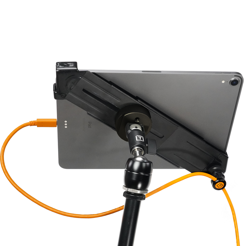 AeroTab iPad Clamp with Black Bracket & Baby Adapter Standard